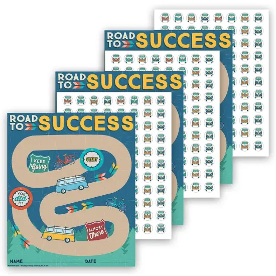 Adventurer Mini Reward Chart with Stickers, 36 Per Pack, 3 Packs {1}