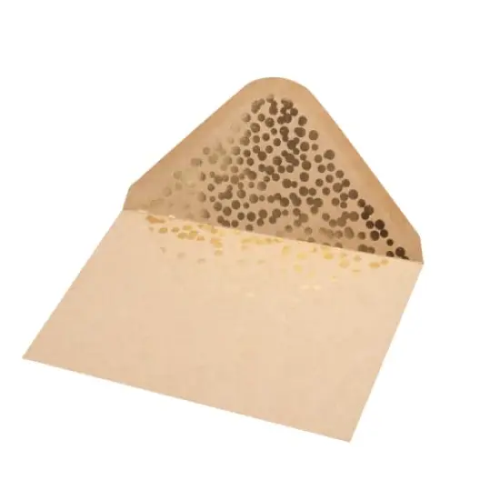 50 Pack Invitation Card - Elegant Greeting Cards &lsquo;&rsquo;You Are Invited&rsquo;&rsquo; In Gold Foil Letters &ndash; For Wedding, Bridal Shower, Baby Shower, Birthday Invitations - 52 Kraft Envelopes Included - 4" x 6" {5}