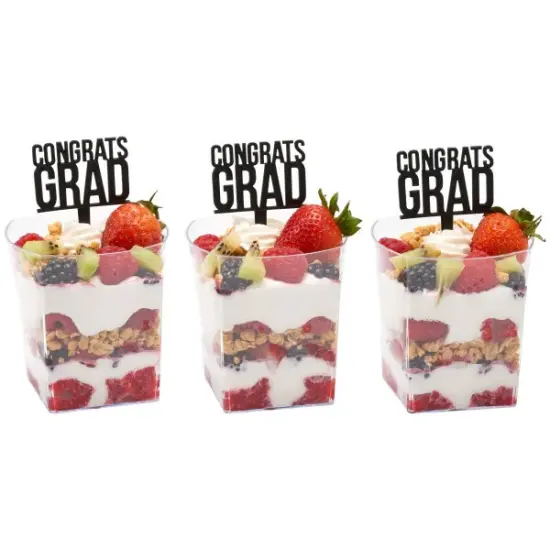 Graduation Icon Congrats Grad Cupcake Cake Pics - set of 12 {5}
