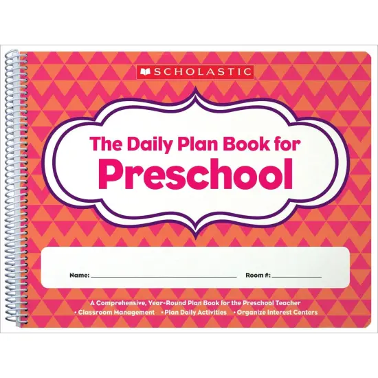 The Daily Plan Book for Preschool, Pack of 2 {2}
