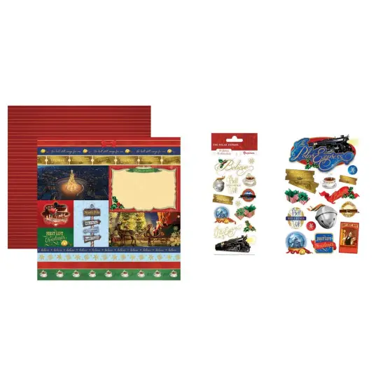 Craft Kit- Polar Express Scrapbooking Kit {6}