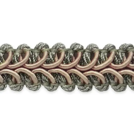 20 yards of Alice Classic Woven BraidTrim | 20 yard cut Gray {1}