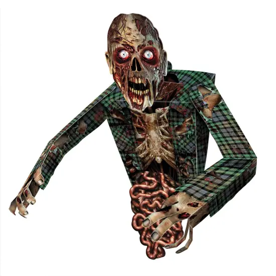 Beistle - 3-D Zombie Wall Decoration - 34" - 6 Pack {1}
