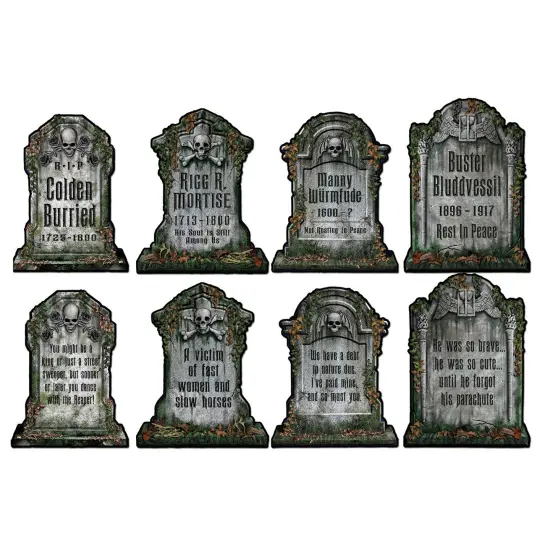 Beistle - Tombstone Cutouts - 15" - 12 Pack {1}