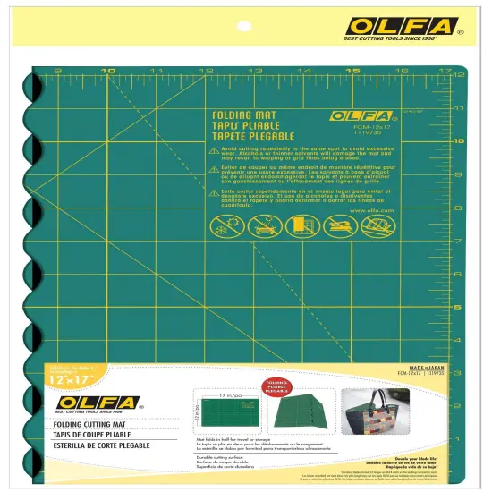 OLFA Folding Cutting Mat 12"X17" {1}