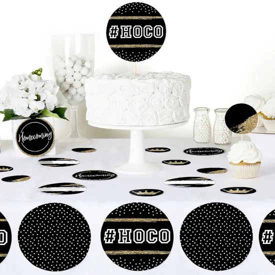 Big Dot of Happiness Hoco Dance - Homecoming Giant Circle Confetti - Party Decorations - Large Confetti 27 Count {6}