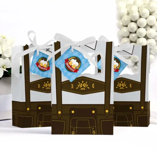Big Dot of Happiness Oktoberfest - Beer Festival Favor Boxes - Set of 12 {4}