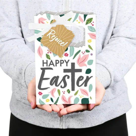 Big Dot of Happiness Religious Easter - Christian Holiday Party Favor Boxes - Set of 12 {6}