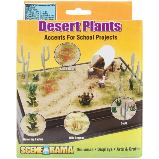 SceneARama Diorama Kit-Desert Plants {1}