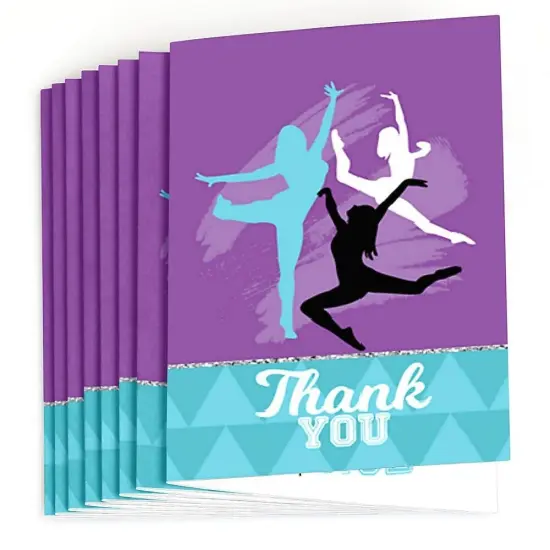 Big Dot of Happiness Must Dance to the Beat - Dance - Party Thank You Cards (8 Count) {3}