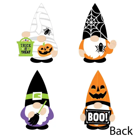 Big Dot of Happiness Halloween Gnomes - Gnome Decorations DIY Spooky Fall Party Essentials - Set of 20 {4}