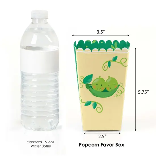 Big Dot of Happiness Double the Fun - Twins Two Peas in a Pod - Baby Shower or First Birthday Party Favor Popcorn Treat Boxes - Set of 12 {3}