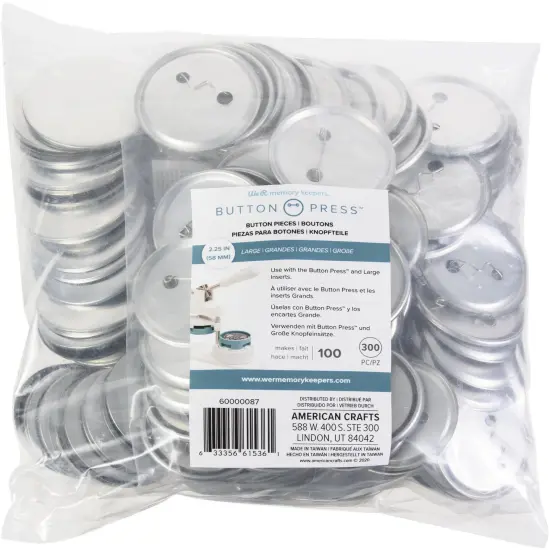 We R Button Press Bulk Refill Pack 100/Pkg-Large (58mm) {1}