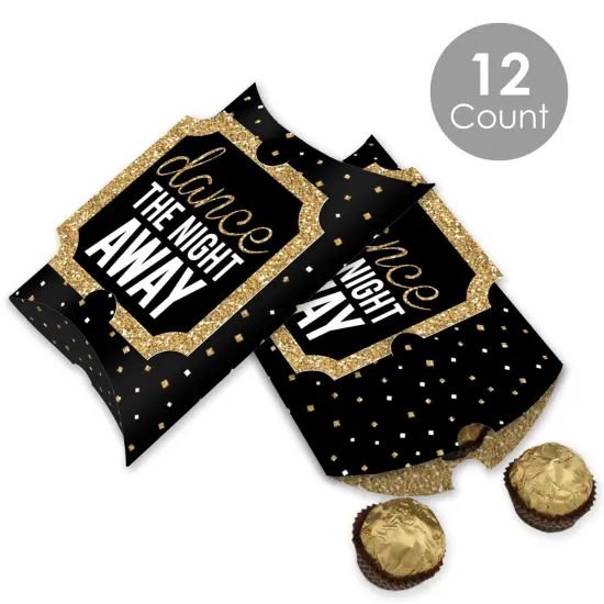 Big Dot of Happiness Prom - Favor Gift Boxes - Prom Night Party Large Pillow Boxes - Set of 12 {3}