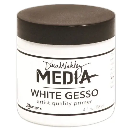 Dina Wakley Media Gesso 4oz Jar-White {1}