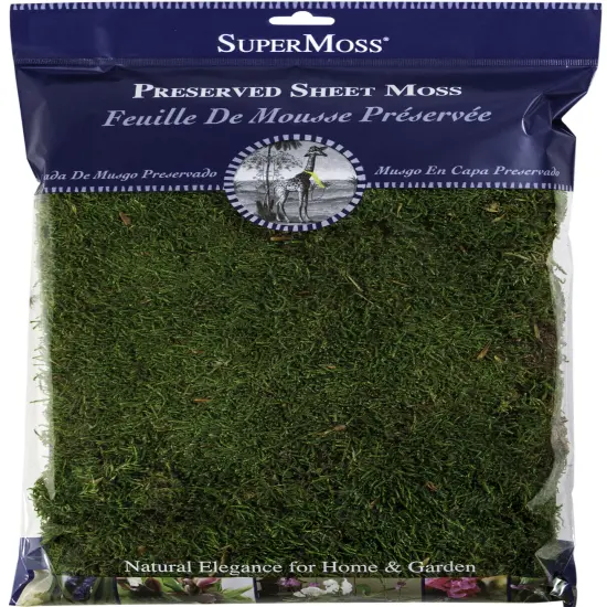 SuperMoss Preserved Sheet Moss 2oz-Green {1}