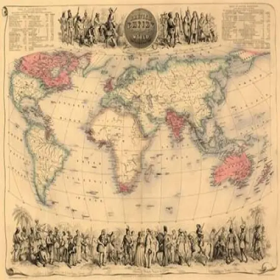 British Empire Throughout the World Poster Print byJohn Bartholemew - Item # VARPDX379289 {1}