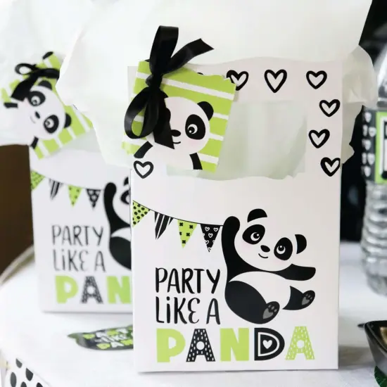 Big Dot of Happiness Party Like a Panda Bear - Baby Shower or Birthday Party Favor Boxes - Set of 12 {7}