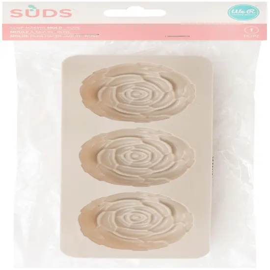 We R SUDS Soap Maker Mold-Rose, 3 Cavity {1}