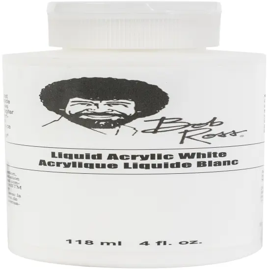 Bob Ross Acrylic White-4oz {1}