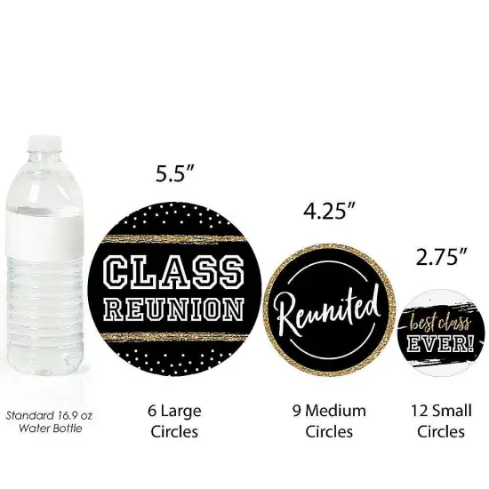 Big Dot of Happiness Reunited - School Class Reunion Party Giant Circle Confetti - Party Decorations - Large Confetti 27 Count {4}