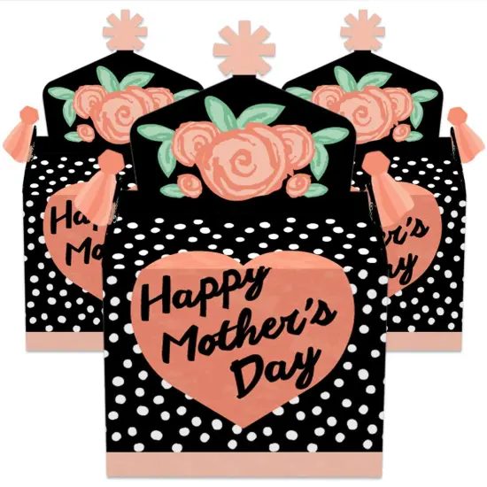 Big Dot of Happiness Best Mom Ever - Treat Box Party Favors - Mother's Day Party Goodie Gable Boxes - Set of 12 {3}