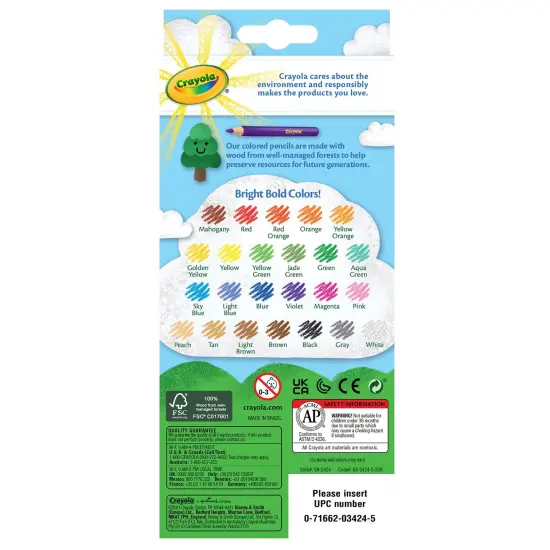 Crayola Erasable Colored Pencils-24/Pkg Long {3}