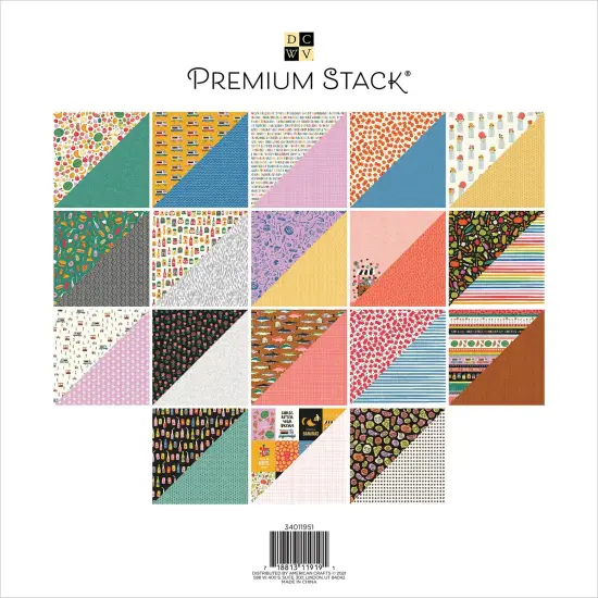 DCWV Double-Sided Cardstock Stack 12"X12" 36/Pkg-Street Market, W/Gloss {2}