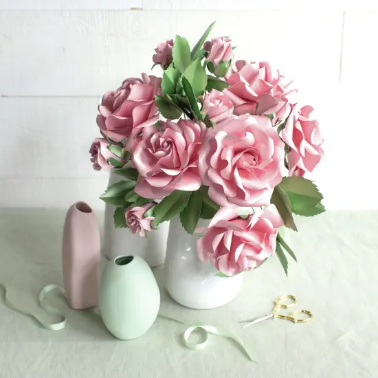 Lia Griffith Paper Stack 8.5"X11" 24/Pkg-Garden Rose {3}