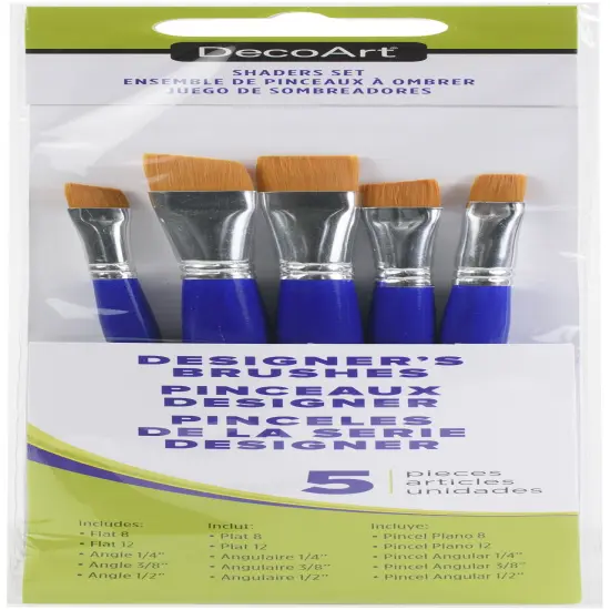 DecoArt Designer Series Brushes-Shaders Set {1}