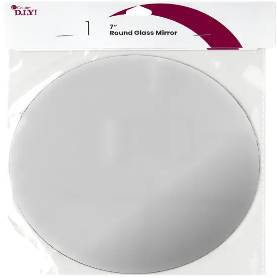 CousinDIY Round Glass Mirror-7" {1}