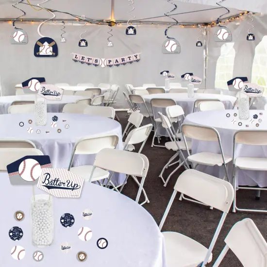 Big Dot of Happiness Batter Up - Baseball - Baby Shower or Birthday Party Supplies Decoration Kit - Decor Galore Party Pack - 51 Pieces {4}