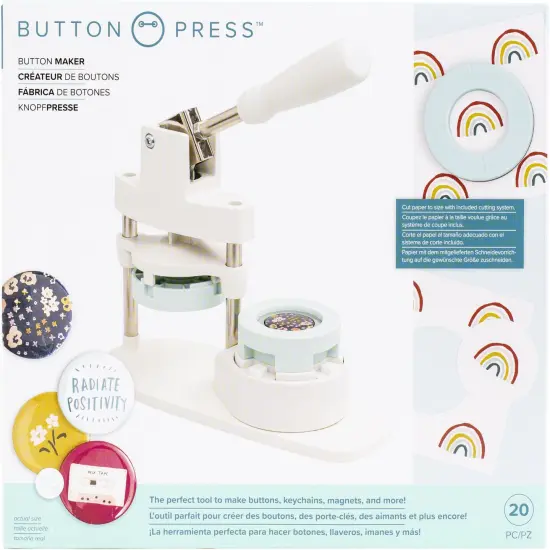 We R Button Press Kit for Custom Buttons, Keychains and More {1}