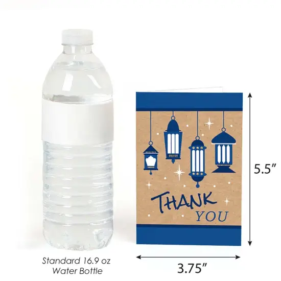 Big Dot of Happiness Ramadan - Eid Mubarak Thank You Cards (8 count) {4}