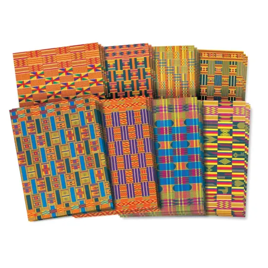 African Textile Paper, 8-1/2" x 11", 32 Sheets Per Pack, 3 Packs {1}