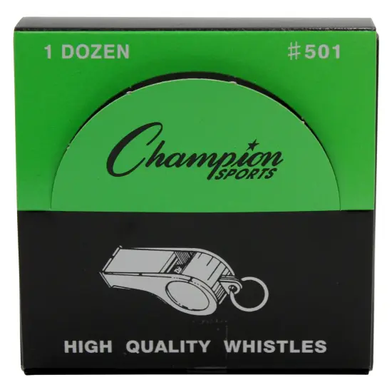 Medium Weight Metal Whistle, 12 Per Pack, 3 Packs {5}