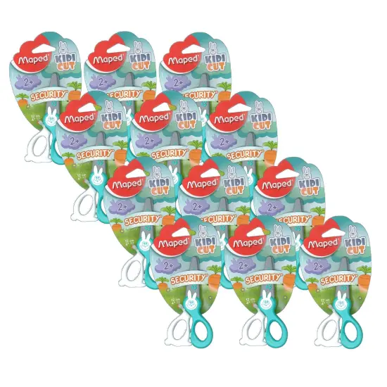 Kidicut Safety Scissors, Pack of 12 {1}