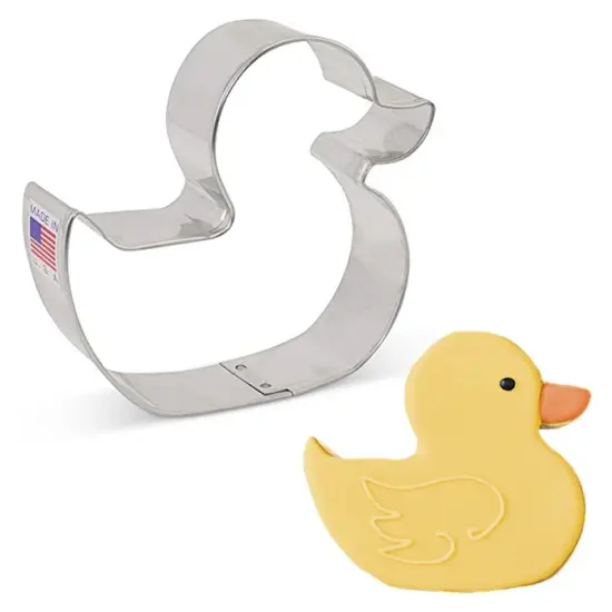 Ann Clark Duckling Rubber Duck Cookie Cutter, 3 3/8" {1}