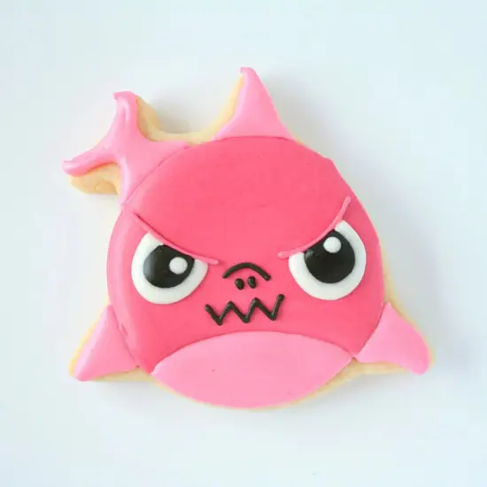 Ann Clark Front Facing Little Baby Shark Cookie Cutter, 3.5" {3}