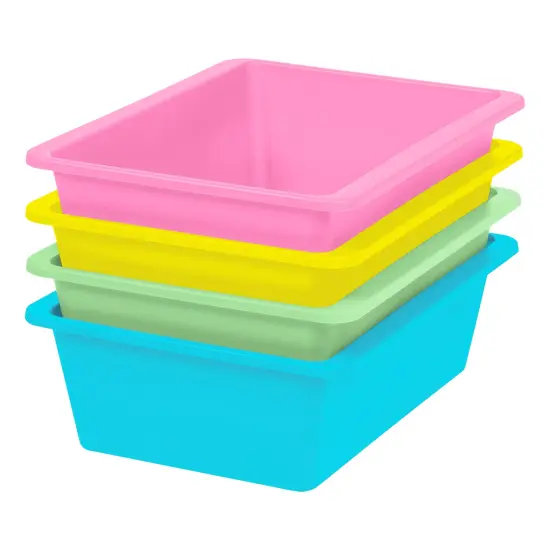 IRIS USA 4Pk Multi-Purpose Plastic Bins {1}