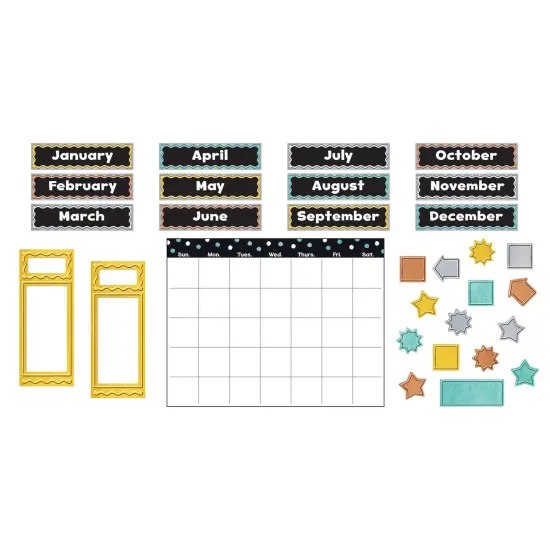 I &hearts; Metal&trade; Wipe-Off&reg; Calendar Bulletin Board Set, 3 Sets {2}