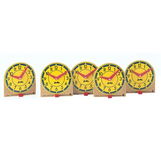 Mini Judy&reg; Clocks, Grade K-3, Pack of 12 {1}