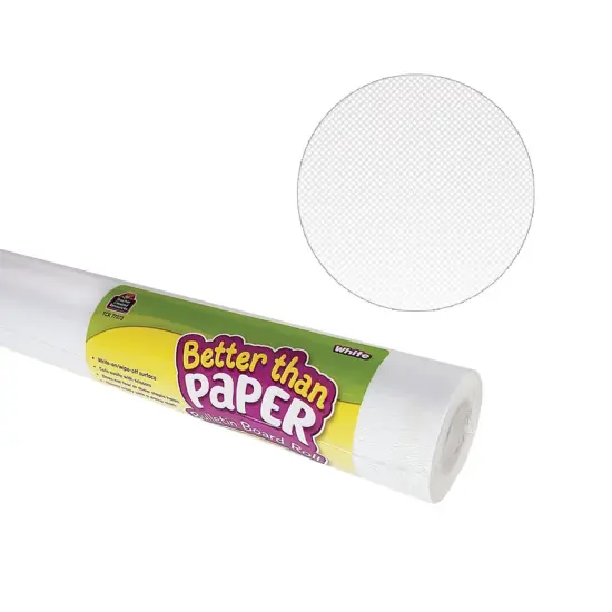Better Than Paper&reg; Bulletin Board Roll, 4' x 12', White, 4 Rolls {1}