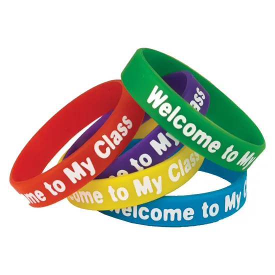 Welcome to My Class Wristbands, 10 Per Pack, 6 Packs {2}