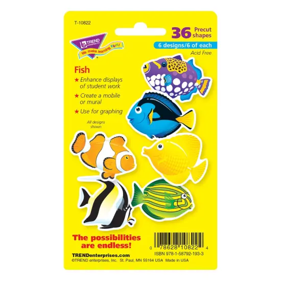 Fish Mini Accents Variety Pack, 36 Per Pack, 6 Packs {4}