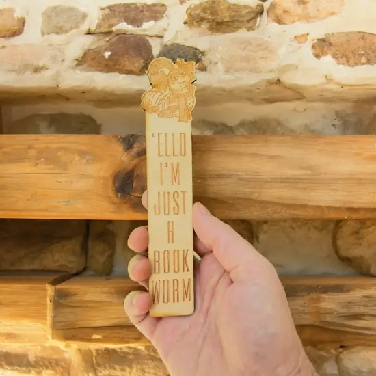 Bookmark - Ello I'm Just a Book Worm {6}