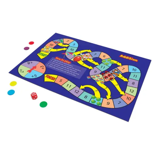 Math Board Games, Pack of 2 {4}