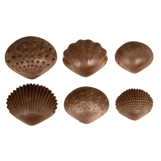 Tactile Shells - Eco-Friendly - 36 Pieces, 6 Textures, 3 Sizes - Ages 18m+ {2}