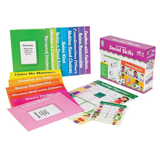 Social Skills File Folder Game {3}