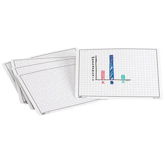 Write-On/Wipe-Off Graphing Mats, Set of 10 {1}